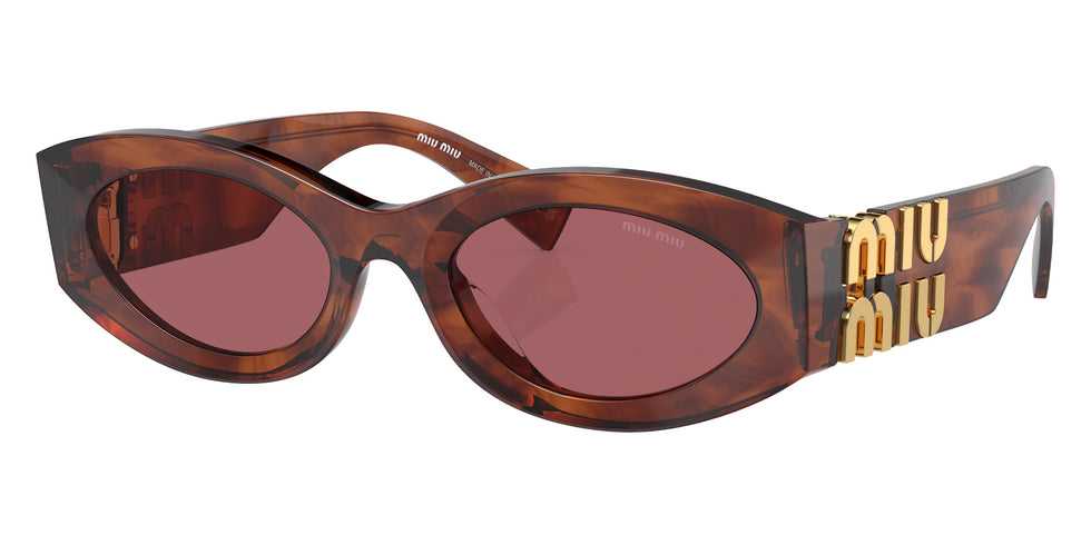 Miu Miu® MU 11WS Sunglasses MU 11WS 11Q08S 54 - Striped Tobacco