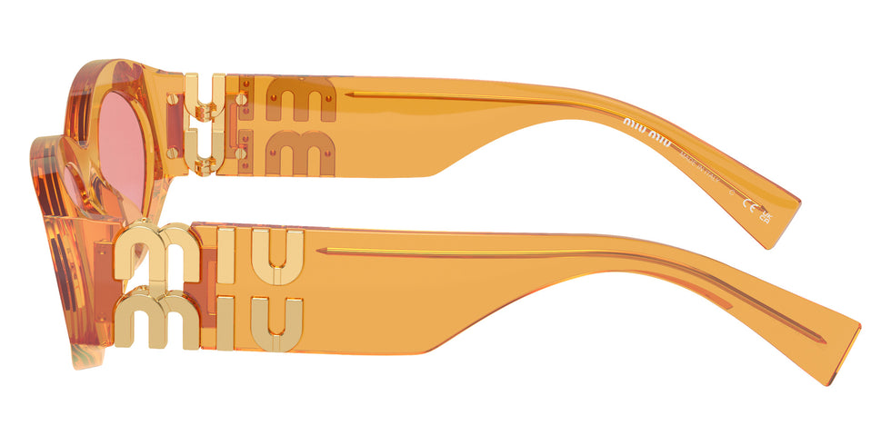 Miu Miu® MU 11WS Sunglasses MU 11WS 12T1D0 54 - Orange Trasparent