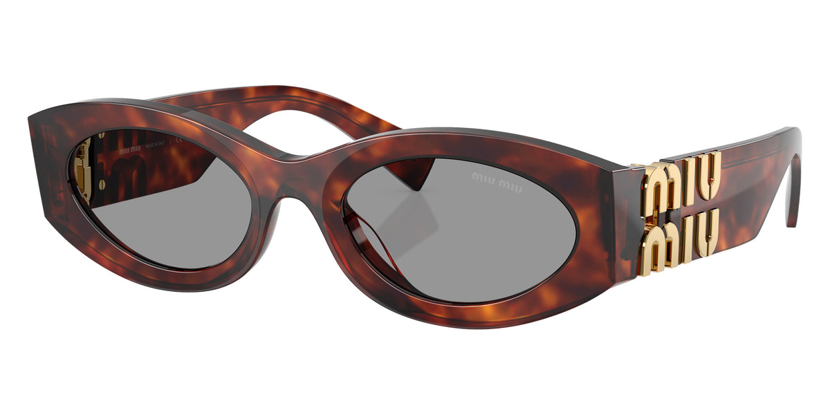 Miu Miu® MU 11WS Sunglasses MU 11WS 21C40O 54 - Mahogany Havana