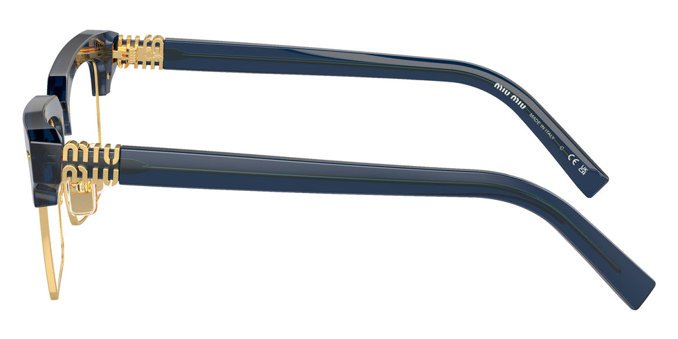 Miu Miu® MU 11XV Eyeglasses MU 11XV 08Q1O1 54 - Blue Crystal