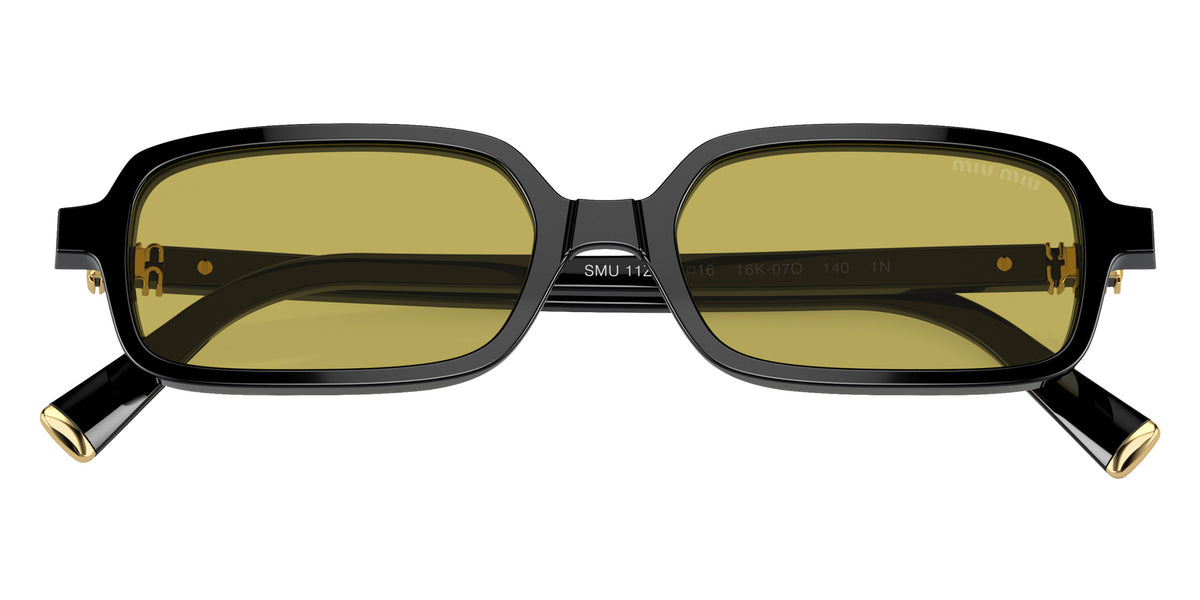 Miu Miu® MU 11ZS Sunglasses MU 11ZS 16K07O 51 - Black