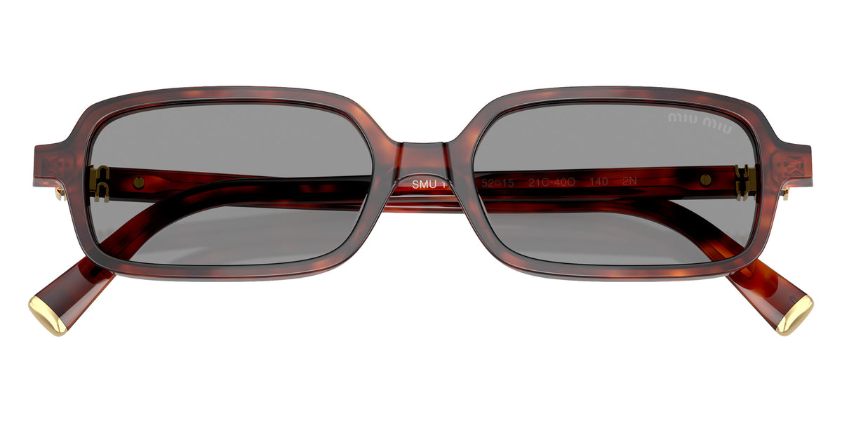 Miu Miu® MU 11ZSF Sunglasses MU 11ZSF 21C40O 52 - Havana Mahogany