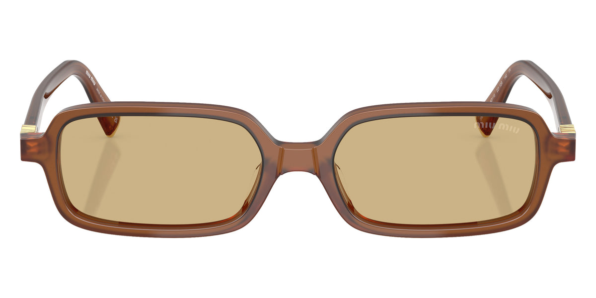 Miu Miu® MU 11ZSF Sunglasses MU 11ZSF 22I10R 52 - Opaline Amber
