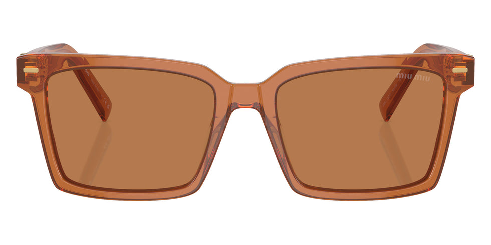 Miu Miu® MU 13ZSF Sunglasses MU 13ZSF 15T2Z1 55 - Caramel Transparent