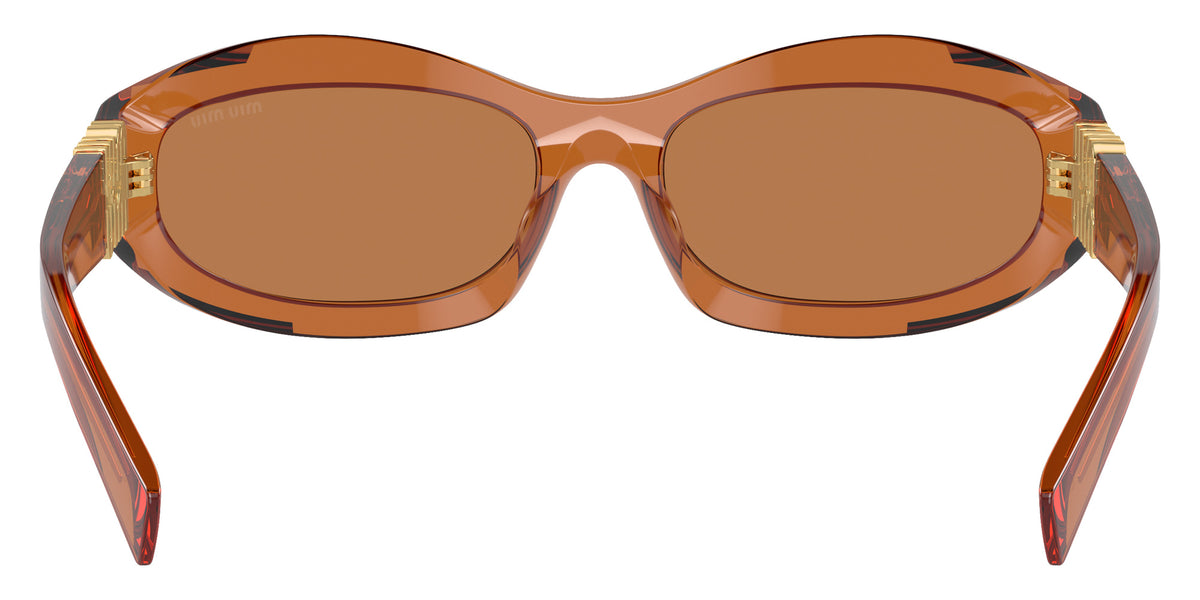 Miu Miu® MU 14ZSF Sunglasses MU 14ZSF 15T10I 61 - Caramel Trasparent