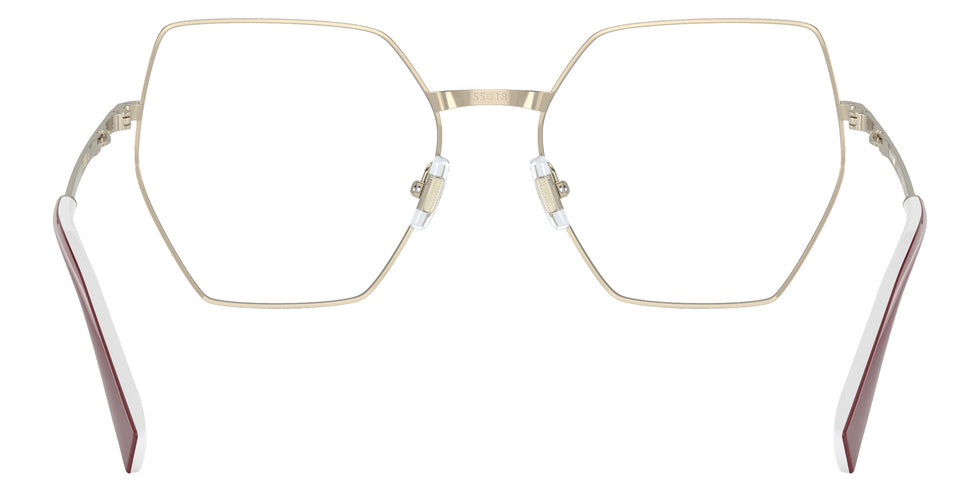 Miu Miu® MU 50VV Eyeglasses MU 50VV 09X1O1 55 - Pale Gold