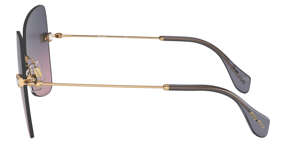 Miu Miu® MU 50WS Sunglasses MU 50WS 7OE06N 59 - Antique Gold