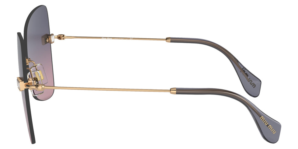 Miu Miu® MU 50WS Sunglasses MU 50WS 7OE06N 59 - Antique Gold