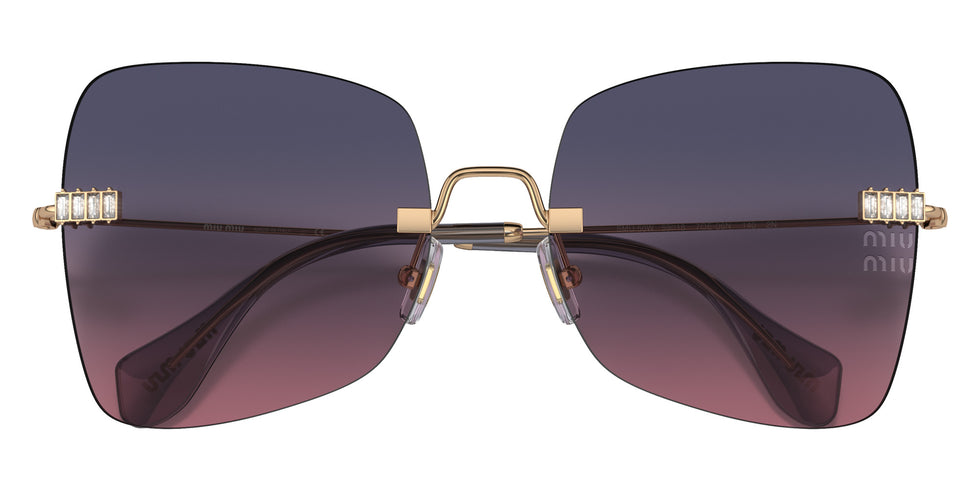 Miu Miu® MU 50WS Sunglasses MU 50WS 7OE06N 59 - Antique Gold