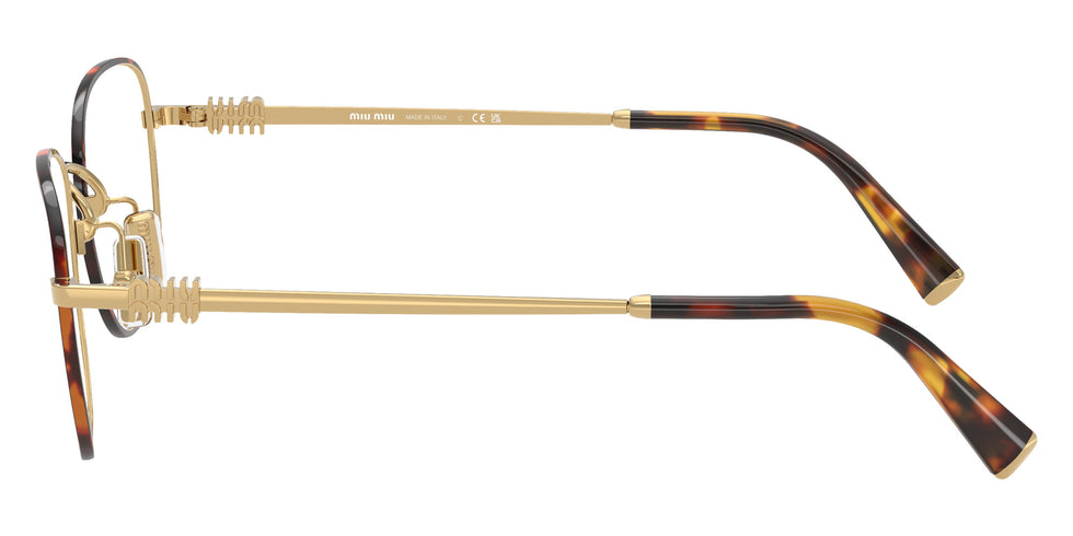 Miu Miu® MU 50WV Eyeglasses MU 50WV 14U1O1 53 - Gold