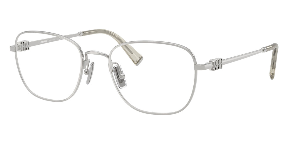 Miu Miu® MU 50WV Eyeglasses MU 50WV 1BC1O1 53 - Silver