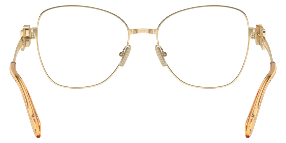 Miu Miu® MU 50XV Eyeglasses MU 50XV 14M1O1 56 - Pale Gold