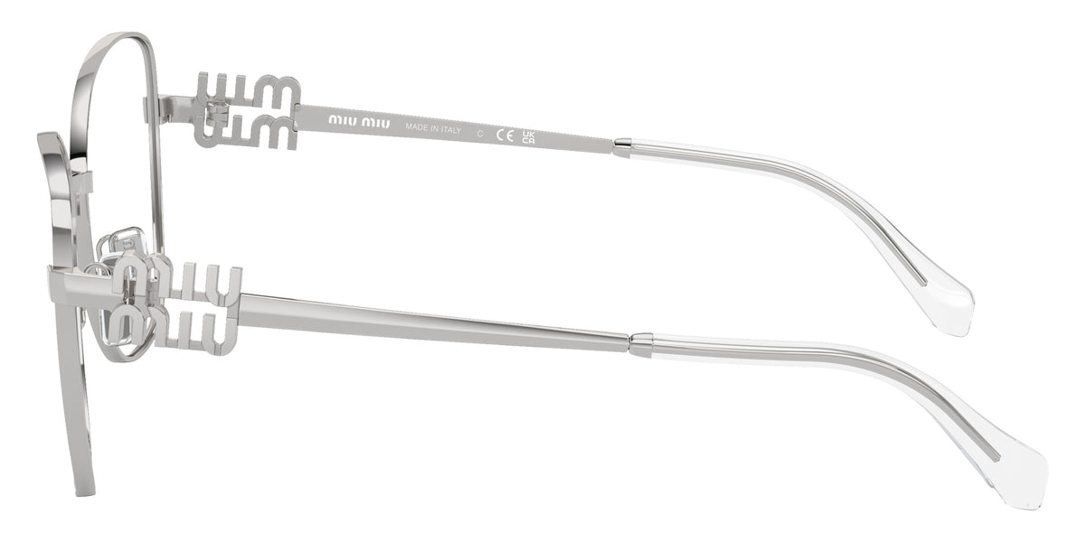 Miu Miu® MU 50XV Eyeglasses MU 50XV 1BC1O1 54 - Silver