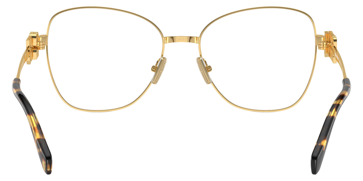 Miu Miu® MU 50XV Eyeglasses MU 50XV KUI1O1 56 - Gold