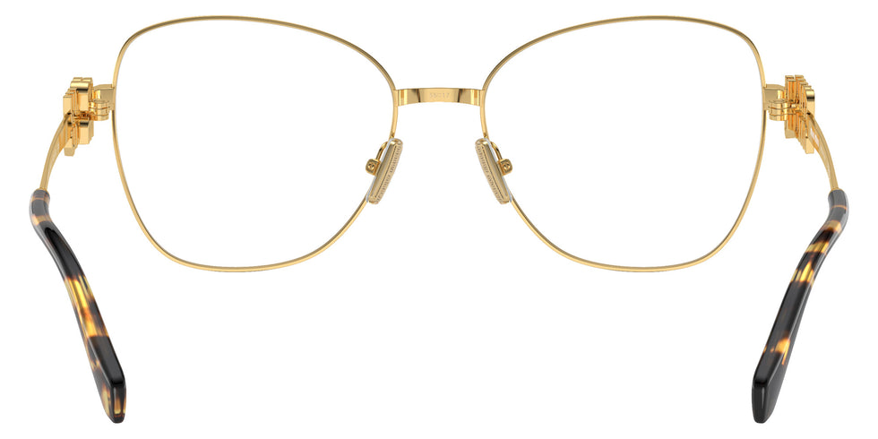 Miu Miu® MU 50XV Eyeglasses MU 50XV KUI1O1 56 - Gold
