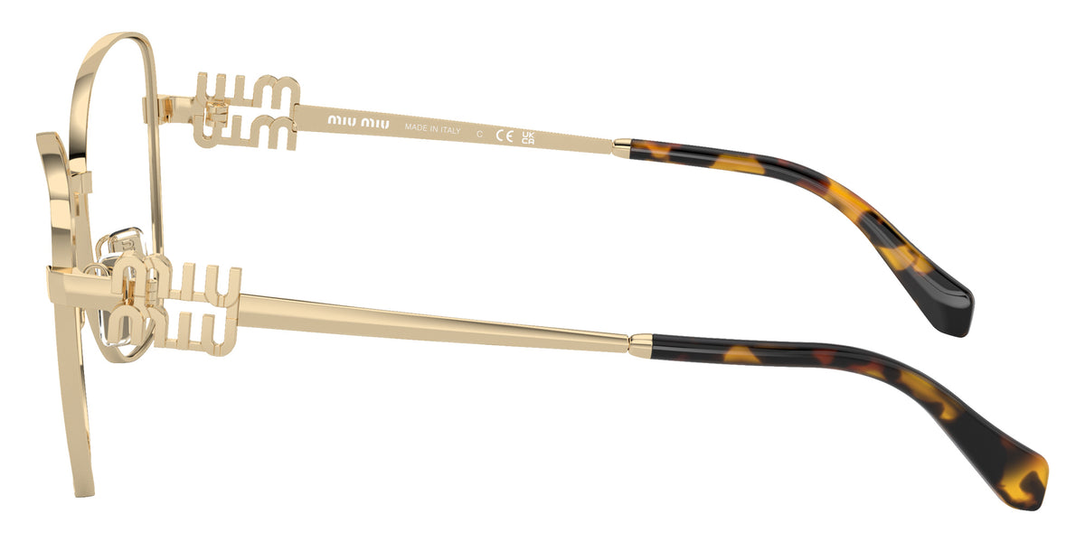 Miu Miu® MU 50XV Eyeglasses MU 50XV ZVN1O1 56 - Pale Gold