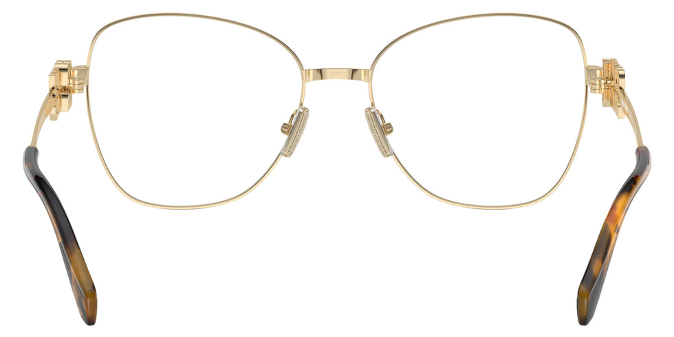 Miu Miu® MU 50XV Eyeglasses MU 50XV ZVN1O1 56 - Pale Gold