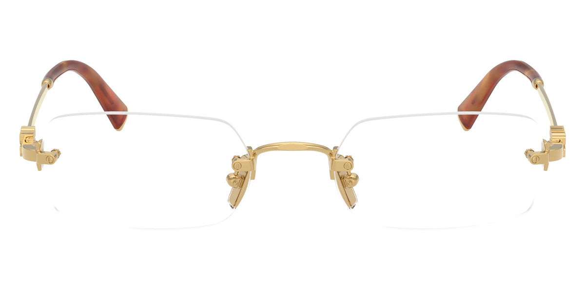 Miu Miu® MU 50YV Eyeglasses MU 50YV 5AK1O1 52 - Gold