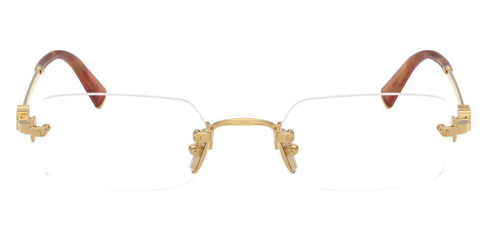 Miu Miu® MU 50YV Eyeglasses MU 50YV 5AK1O1 52 - Gold