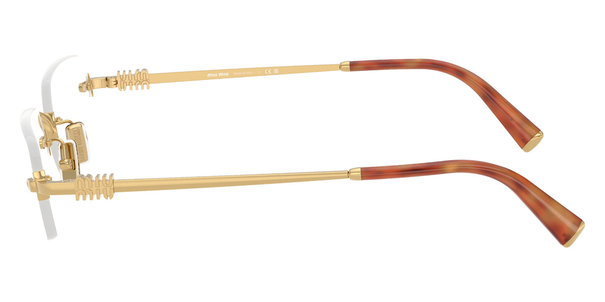Miu Miu® MU 50YV Eyeglasses MU 50YV 5AK1O1 52 - Gold
