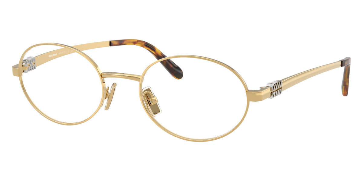 Miu Miu® MU 50ZV Eyeglasses MU 50ZV 5AK1O1 52 - Gold