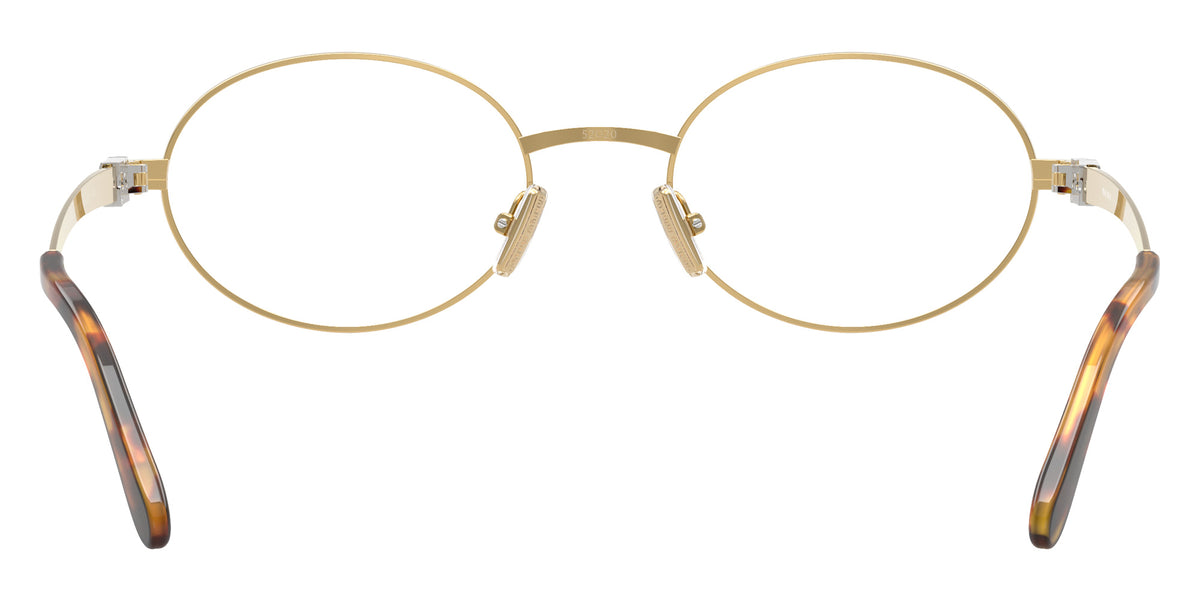 Miu Miu® MU 50ZV Eyeglasses MU 50ZV 5AK1O1 52 - Gold