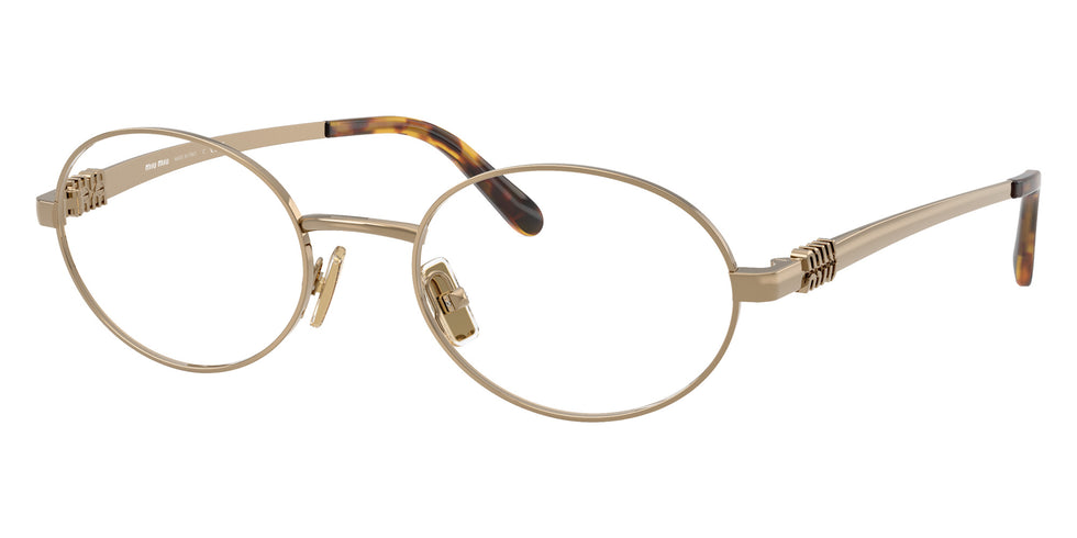 Miu Miu® MU 50ZV Eyeglasses MU 50ZV 7OE1O1 52 - Old Gold