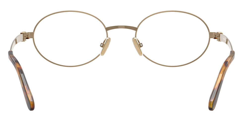 Miu Miu® MU 50ZV Eyeglasses MU 50ZV 7OE1O1 52 - Old Gold
