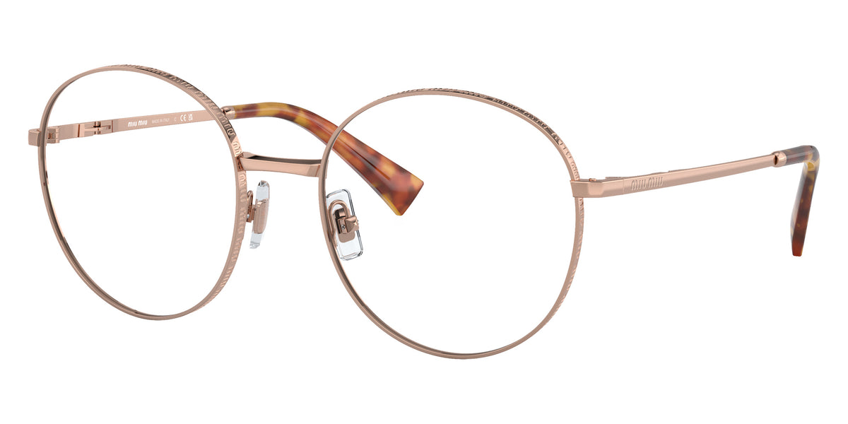 Miu Miu® MU 51VV Eyeglasses MU 51VV ZVF1O1 54 - Rose Gold