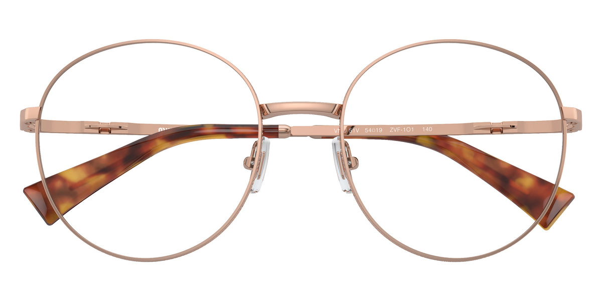 Miu Miu® MU 51VV Eyeglasses MU 51VV ZVF1O1 54 - Rose Gold