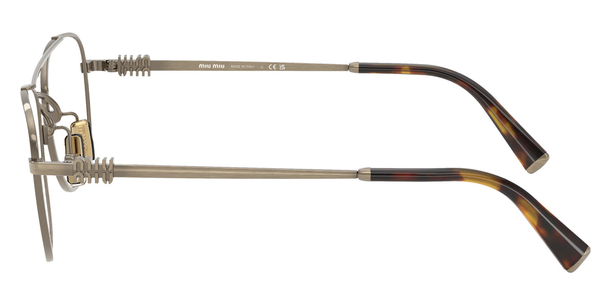 Miu Miu® MU 51WV Eyeglasses MU 51WV 26C1O1 53 - Old Gold