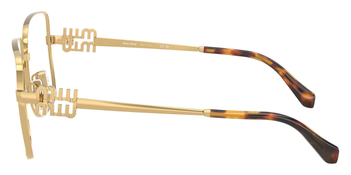 Miu Miu® MU 51XV Eyeglasses MU 51XV 5AK1O1 54 - Gold