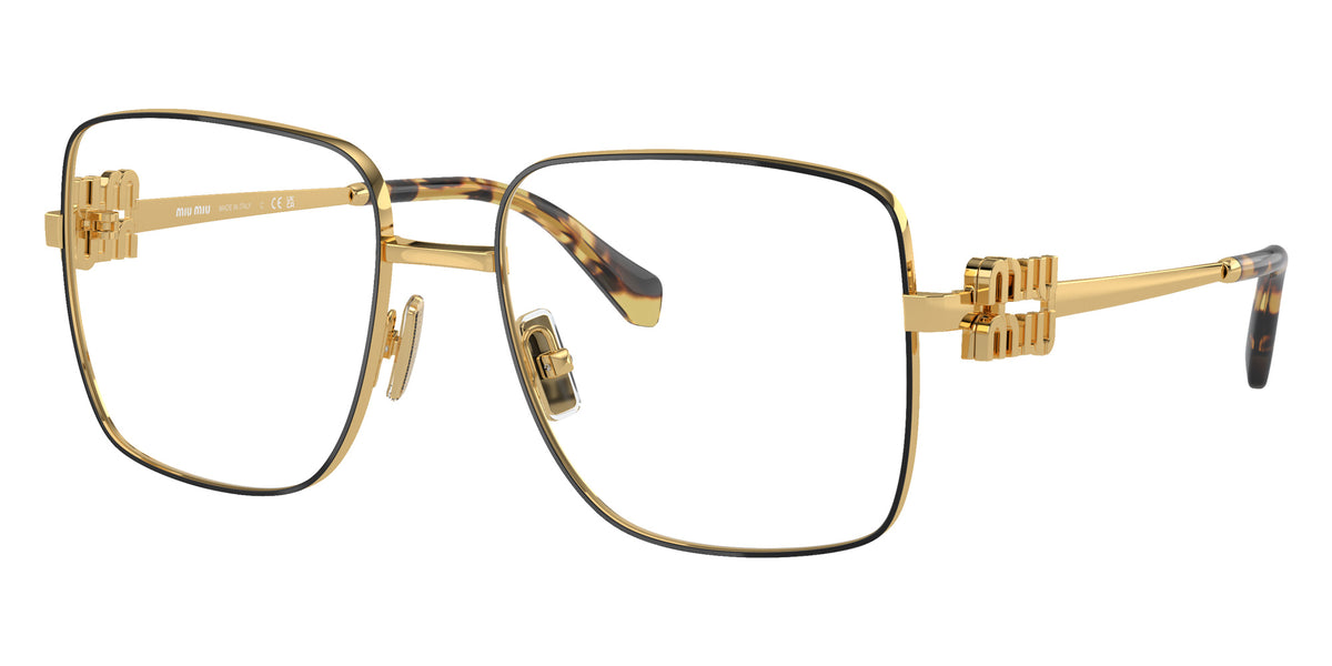 Miu Miu® MU 51XV Eyeglasses MU 51XV KUI1O1 54 - Gold