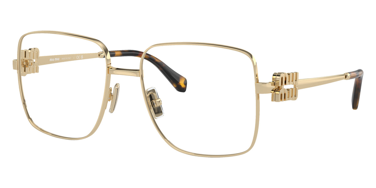 Miu Miu® MU 51XV Eyeglasses MU 51XV ZVN1O1 54 - Pale Gold