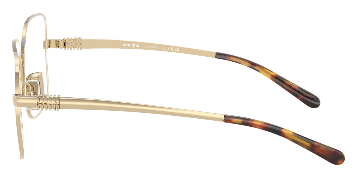 Miu Miu® MU 51YV Eyeglasses MU 51YV ZVN1O1 53 - Pale Gold