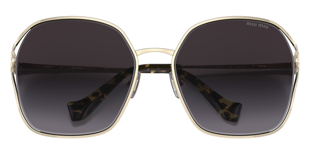 Miu Miu® MU 52WS Sunglasses MU 52WS ZVN5D1 60 - Pale Gold