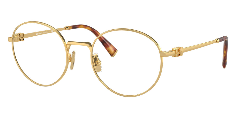 Miu Miu® MU 52XV Eyeglasses MU 52XV 5AK1O1 50 - Gold