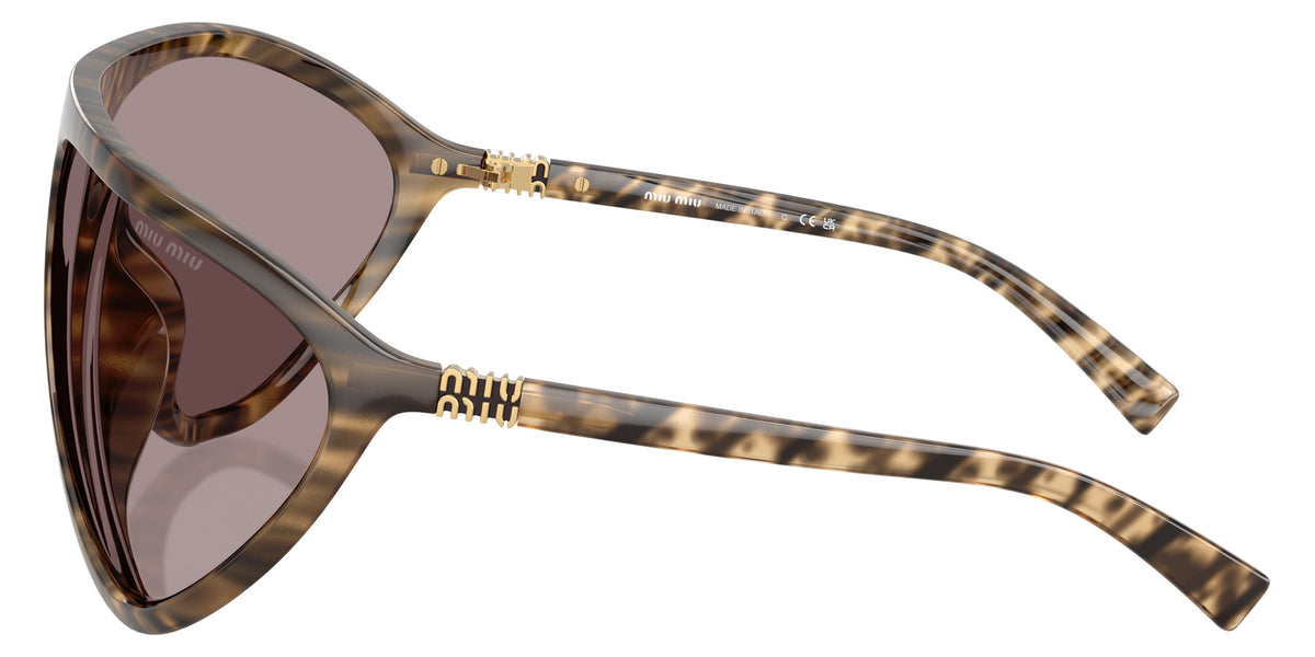Miu Miu® MU A01S Sunglasses MU A01S 11Z06I 75 - Havana