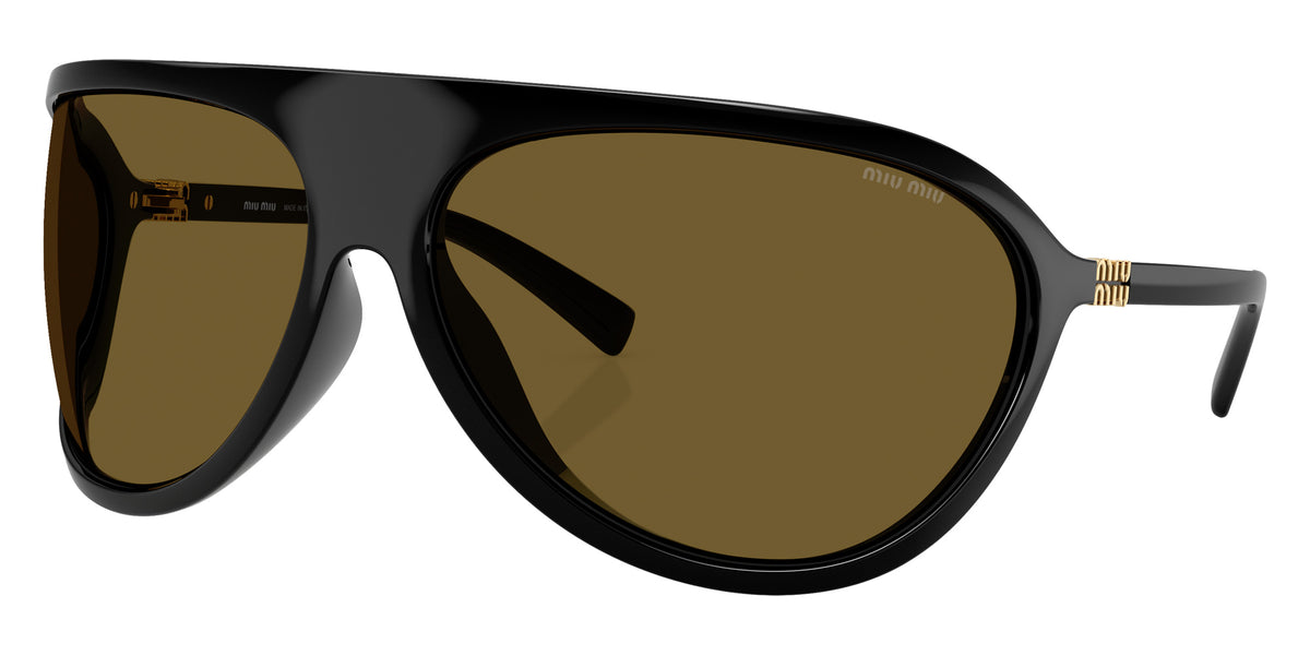 Miu Miu® MU A01S Sunglasses MU A01S 1AB01T 75 - Black