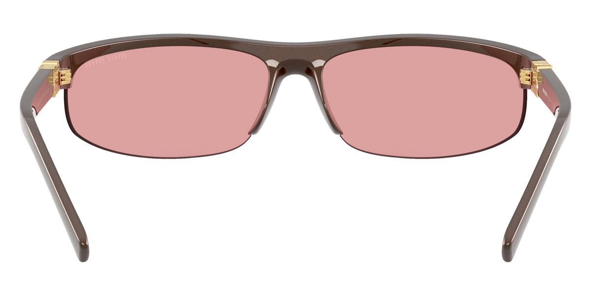 Miu Miu® MU A02S Sunglasses MU A02S 14Y70J 70 - Cocoa Metal