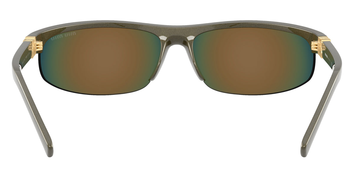 Miu Miu® MU A02S Sunglasses MU A02S 17Y5M0 70 - Kaki Metal