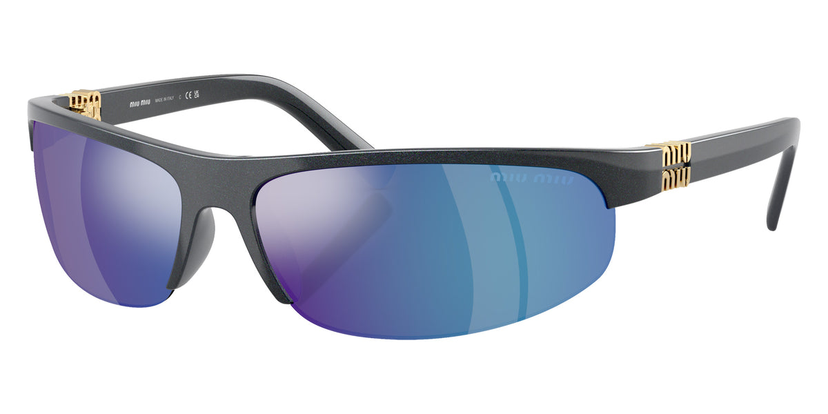 Miu Miu® MU A02S Sunglasses MU A02S 19Y10K 70 - Avio Metal