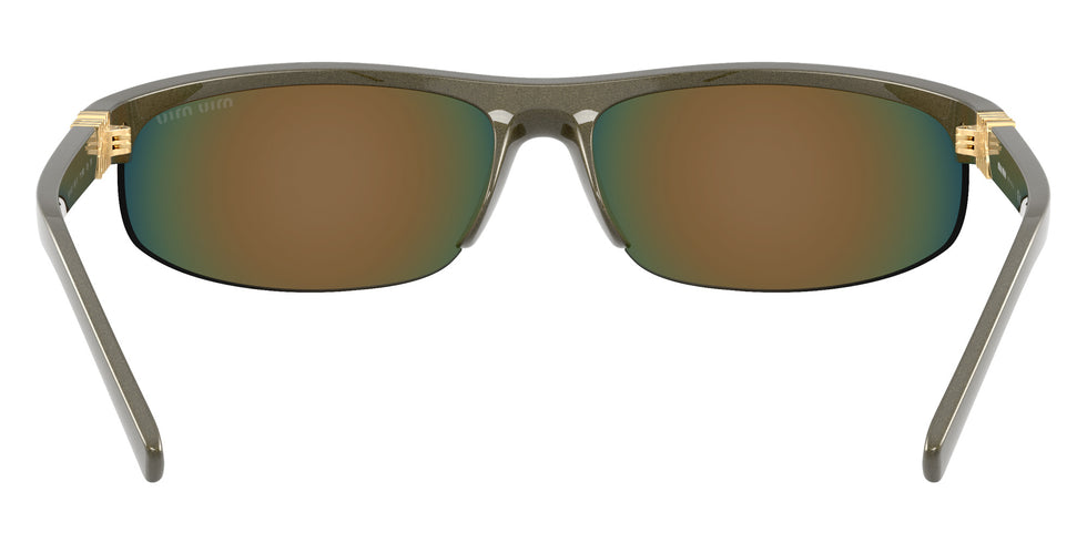 Miu Miu® MU A02SF Sunglasses MU A02SF 17Y5M0 68 - Kaki Metal