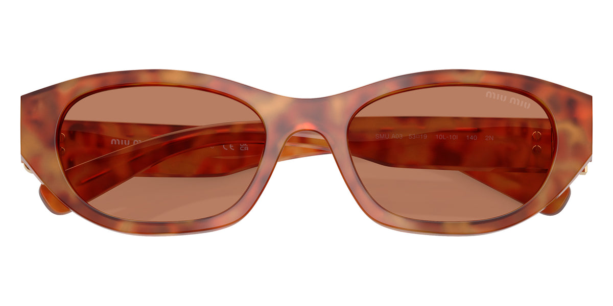 Miu Miu® MU A03S Sunglasses MU A03S 10L10I 53 - Havana Light