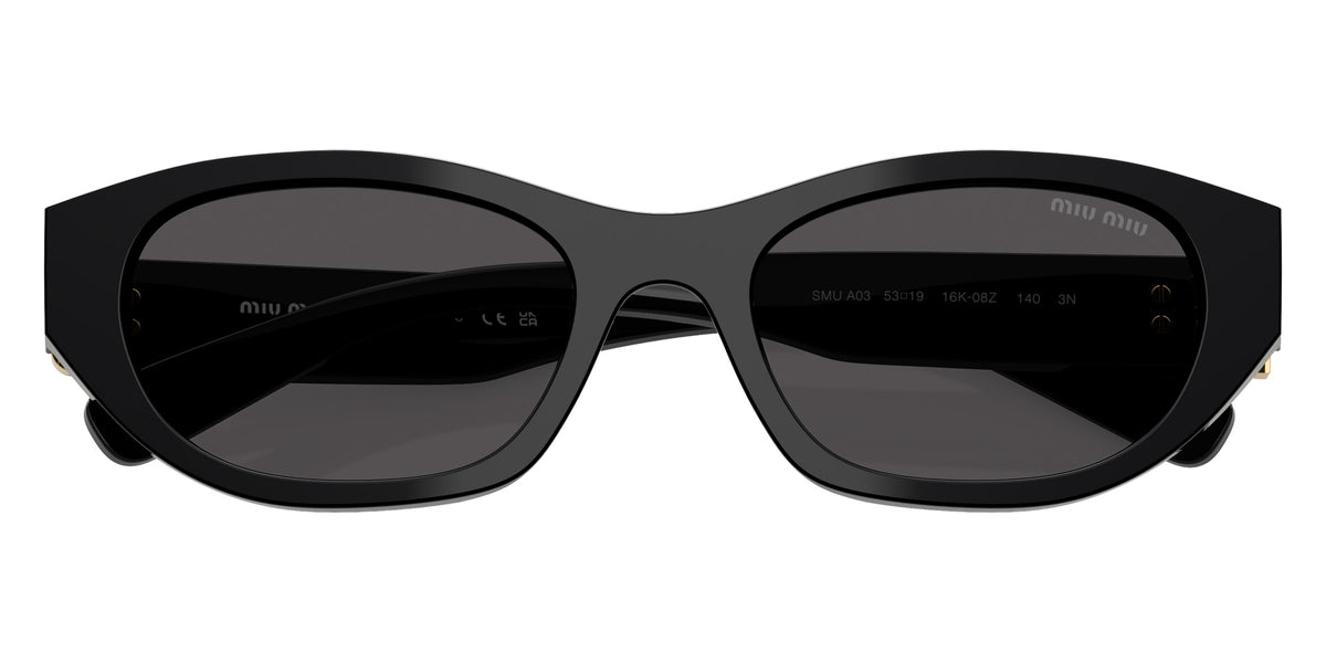 Miu Miu® MU A03S Sunglasses MU A03S 16K08Z 53 - Black
