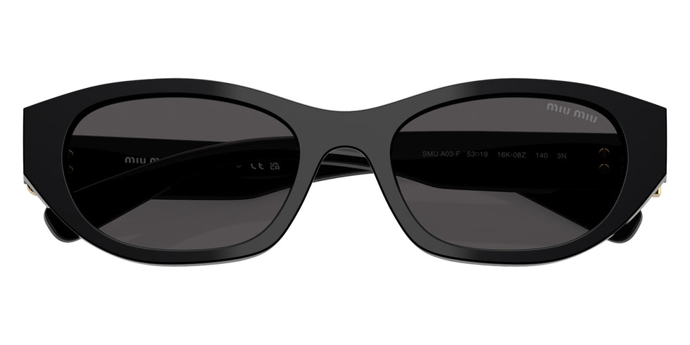 Miu Miu® MU A03SF Sunglasses MU A03SF 16K08Z 53 - Black