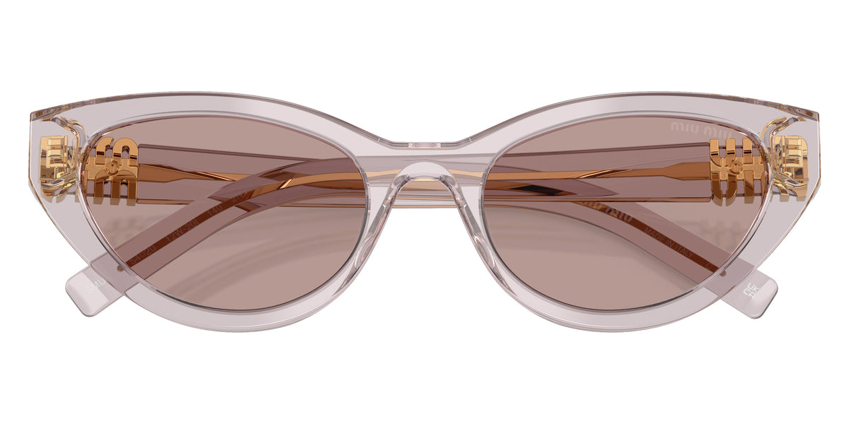 Miu Miu® MU A04S Sunglasses MU A04S 12W20I 54 - Mauve Transparent