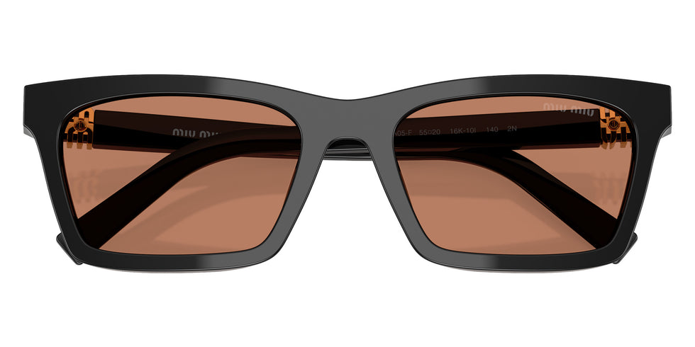 Miu Miu® MU A05SF Sunglasses MU A05SF 16K10I 55 - Black