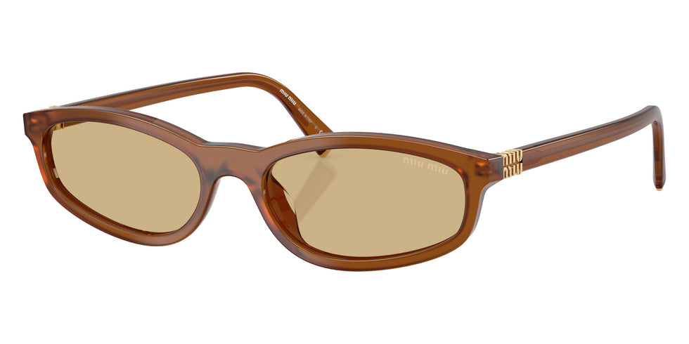 Miu Miu® MU A06S Sunglasses MU A06S 22I10R 54 - Opaline Amber
