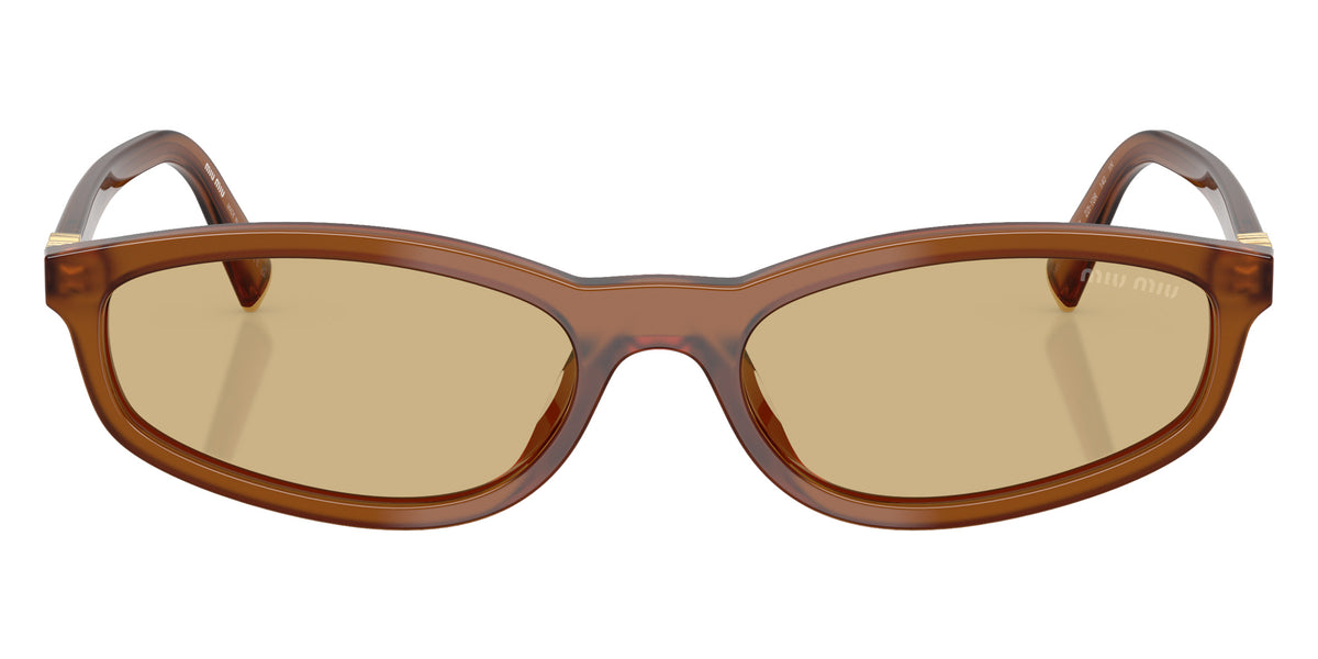 Miu Miu® MU A06SF Sunglasses MU A06SF 22I10R 54 - Opaline Amber